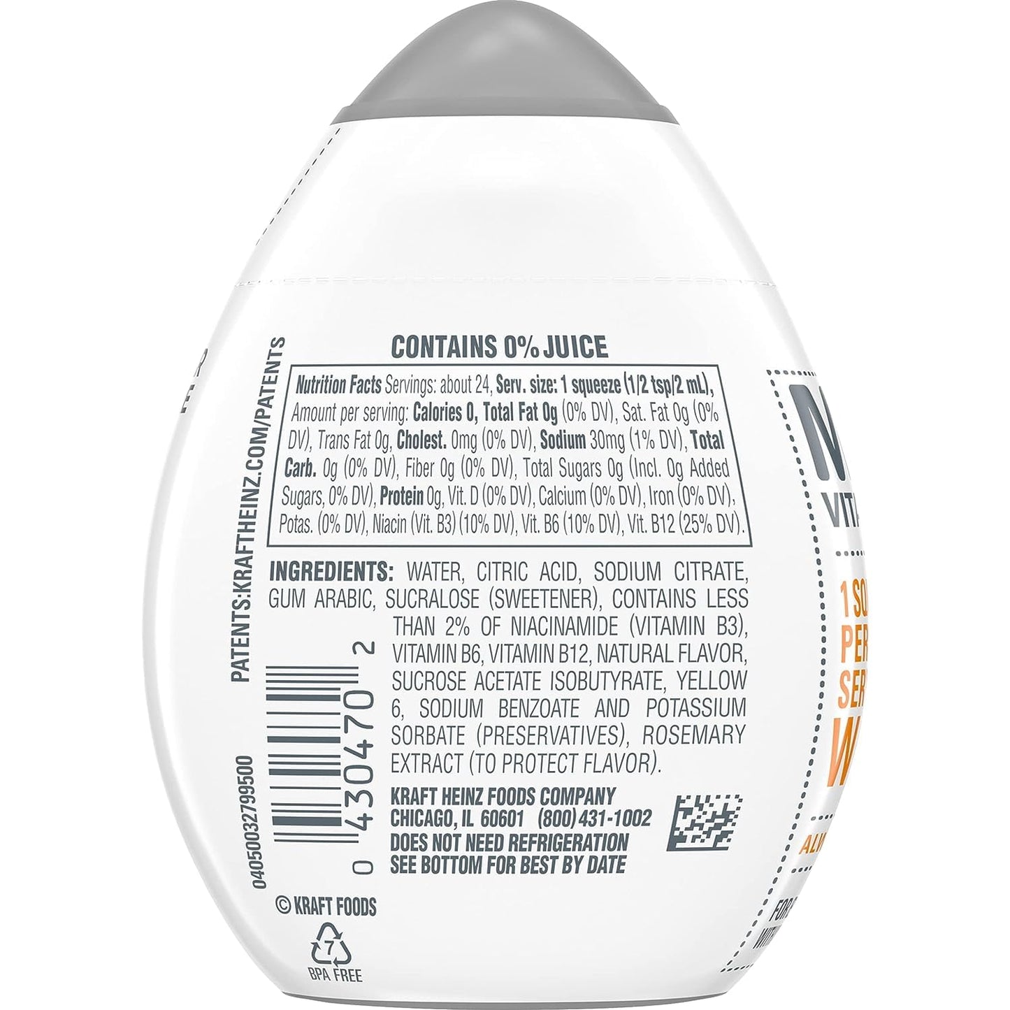 Mio Water Enhancement Variety Pack Includes 3 Orange Tangerine And 3 Mango Peach 1.62 Fl Oz Each (Pack Of 6)