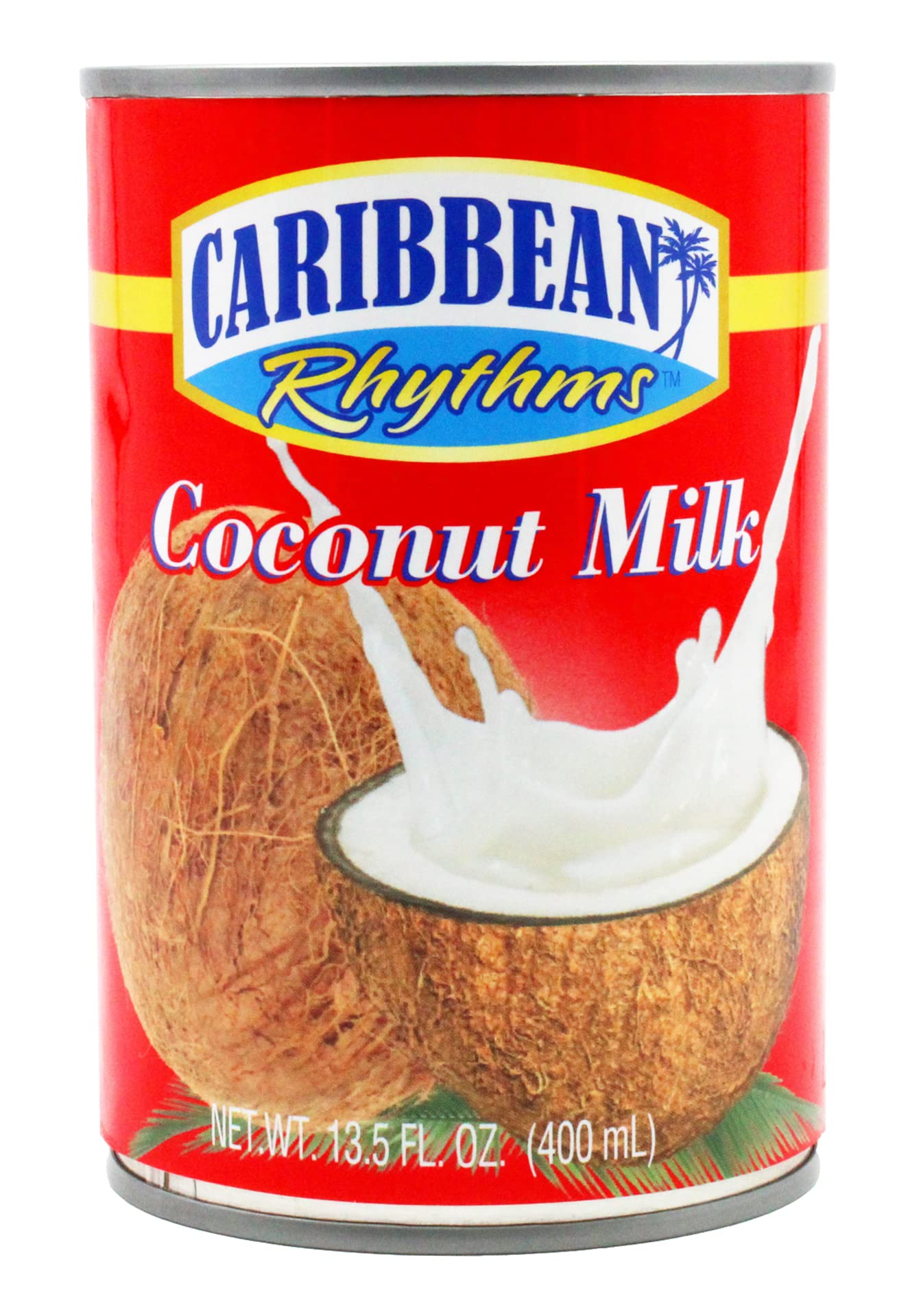 CARIBBEAN RHYTHMS Coconut Milk, 13.5 fl oz, 1 Pack, Creamy Texture, Dairy-Free