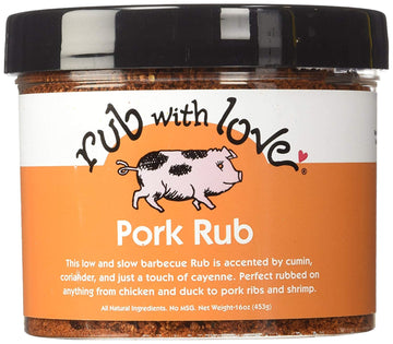 Rub with Love Pork Rub Seasoning, 16 Ounce (Pack of 1)