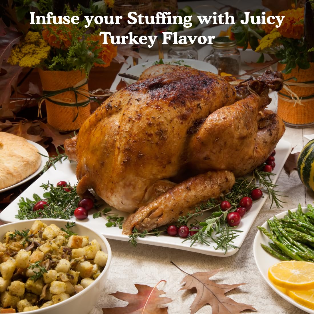 Regency Wraps Turkey Stuffing Bags, 100% Cotton Mesh Bag Allows Poultry Juice to Flavor Dressing with Mess-Free and Safe Removal