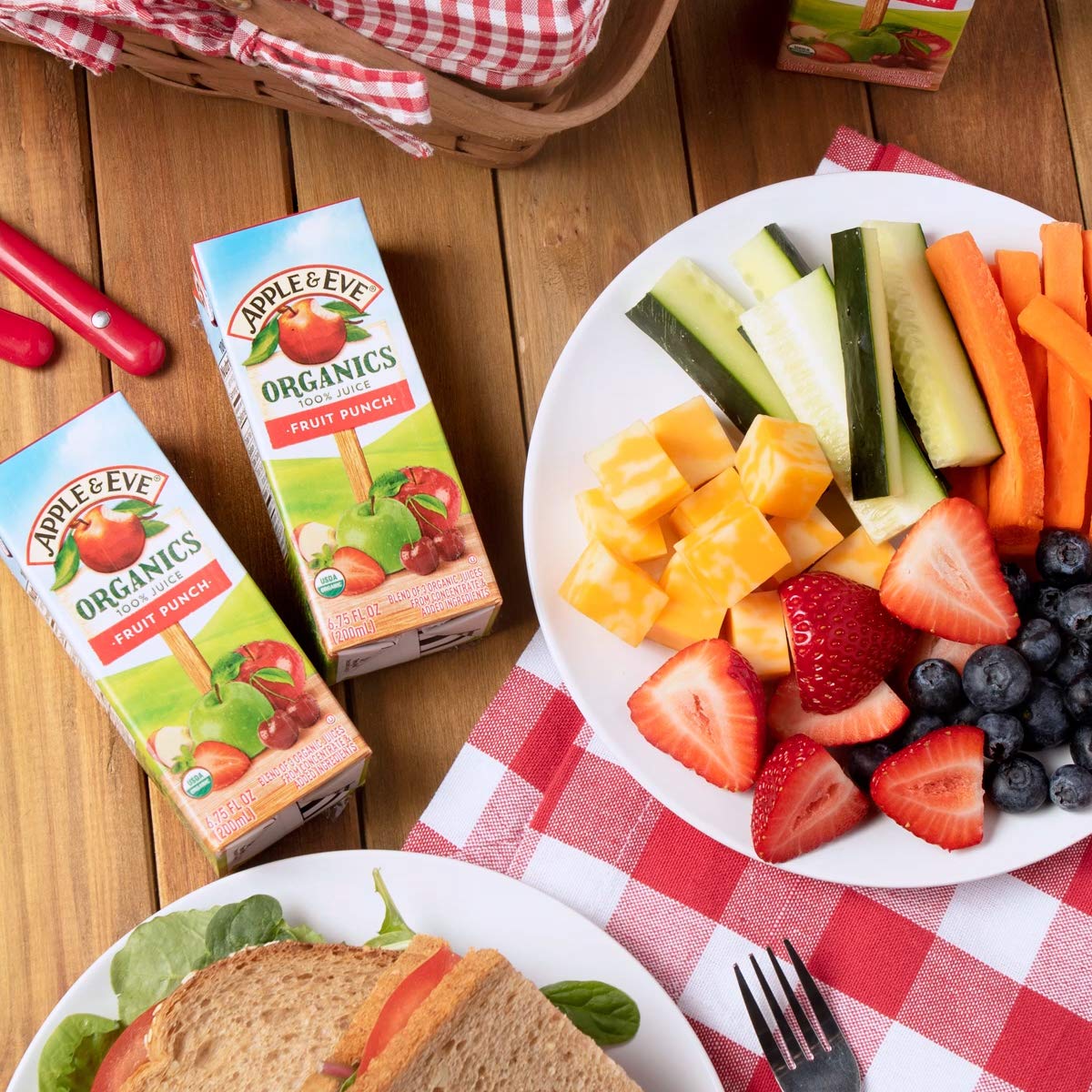 Apple & Eve Organics Apple Juice, 6.75 Fluid-oz, 40 Count