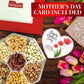 Mother'S Day Nuts Gift Basket, 7 Sectional Mothers Day Gift Basket With Cashews, Pistachios, Walnuts, Honey Glazed Pecans, Toffe