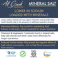 All Goods Sea Salt Fine Grain, 16 oz, 100% Natural, Unrefined, Kosher, 30% Less Sodium, White