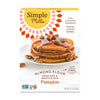 Simple Mills Almond Flour Pancake & Waffle Mix, Pumpkin, Gluten Free, Plant Based, 10.7 Ounce