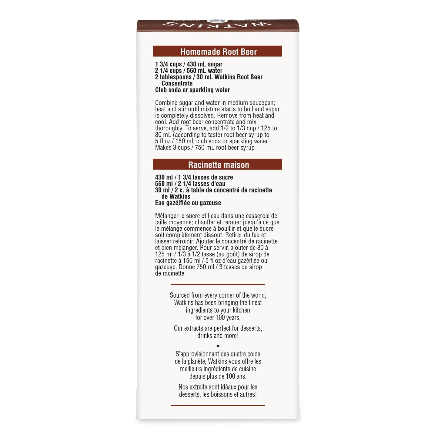 Watkins Extract Root malt-inspired 2oz Bottle, Pack of 3, Flavor Variety Available