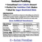Gramzero Vanilla Sugar Free Pudding Mix 6-Pack, Great For Nutrition Club Meal Replacement Shakes, Low Calorie Dessert, Stevia Sw
