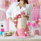 RASSLISA Foam Ball Cake Toppers, 113 PCS, 5 Sizes, Gold Pink White Hot Pink, Perfect for Birthdays, Baby Showers, and Weddings