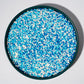 NIPEOR Edible Pearl Sprinkles for Cake Decorating - 2mm Blue Light Blue - 130g/4.6oz 1 Bottle