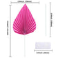 Gyufise 6Pcs Paper Palm Fan Cake Topper Palm Spear Leaves Fan Cake Pick Decoration For Diy Craft Project Home Made Wedding Brida