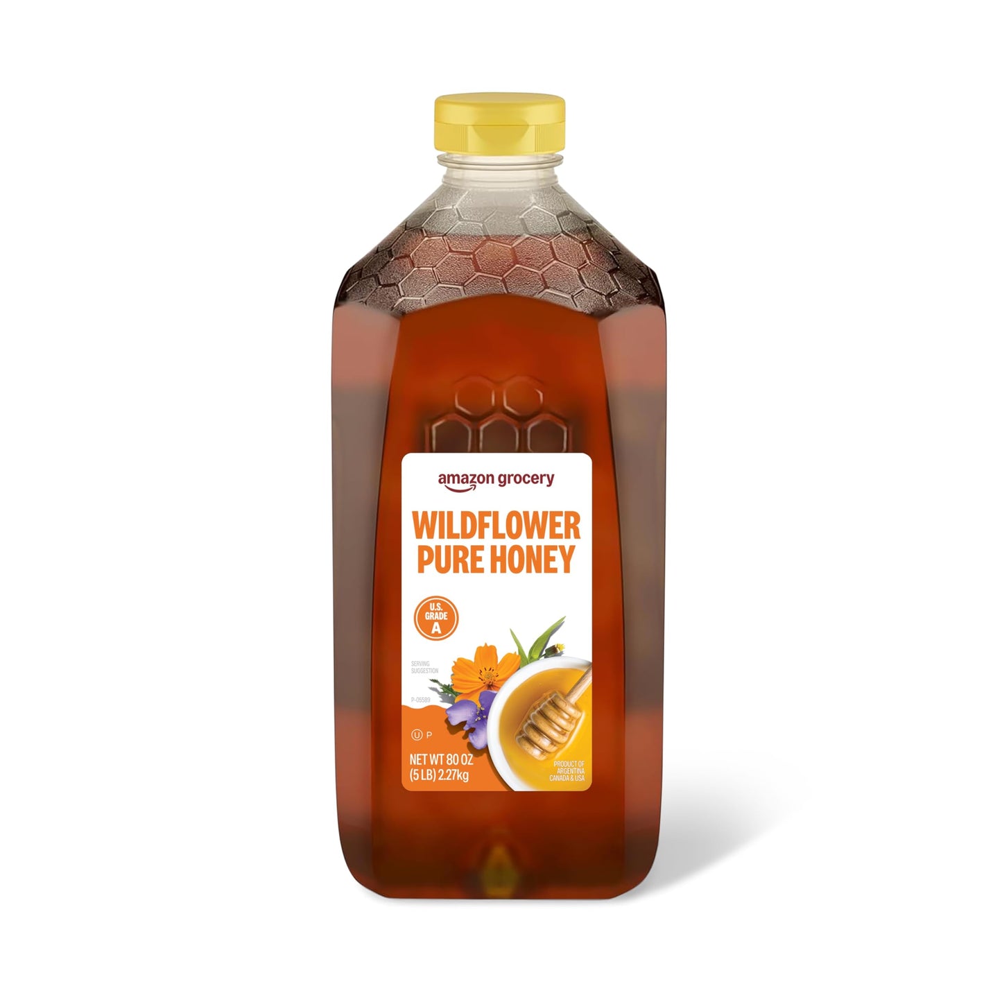 large online retailer Grocery  Wildflower Pure Honey  80 Oz (Previously large online retailer Fresh  Packaging May Vary)