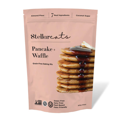 Stellar Eats Grain-Free Baking Mix | Gluten-Free, Dairy-Free, Plant-Based, Paleo-Friendly | Fluffy & Thick | Sweetened with Coco