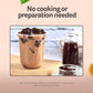 Fanale Brown Sugar Agar Tapioca Boba Jelly Ball For Milk Tea Coffee Shaved Ice Topping (4.4 Lb/Bag) Tap005-B