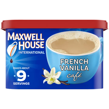 Maxwell House International French Vanilla Caf   Instant Coffee (8.4 Oz Canister)