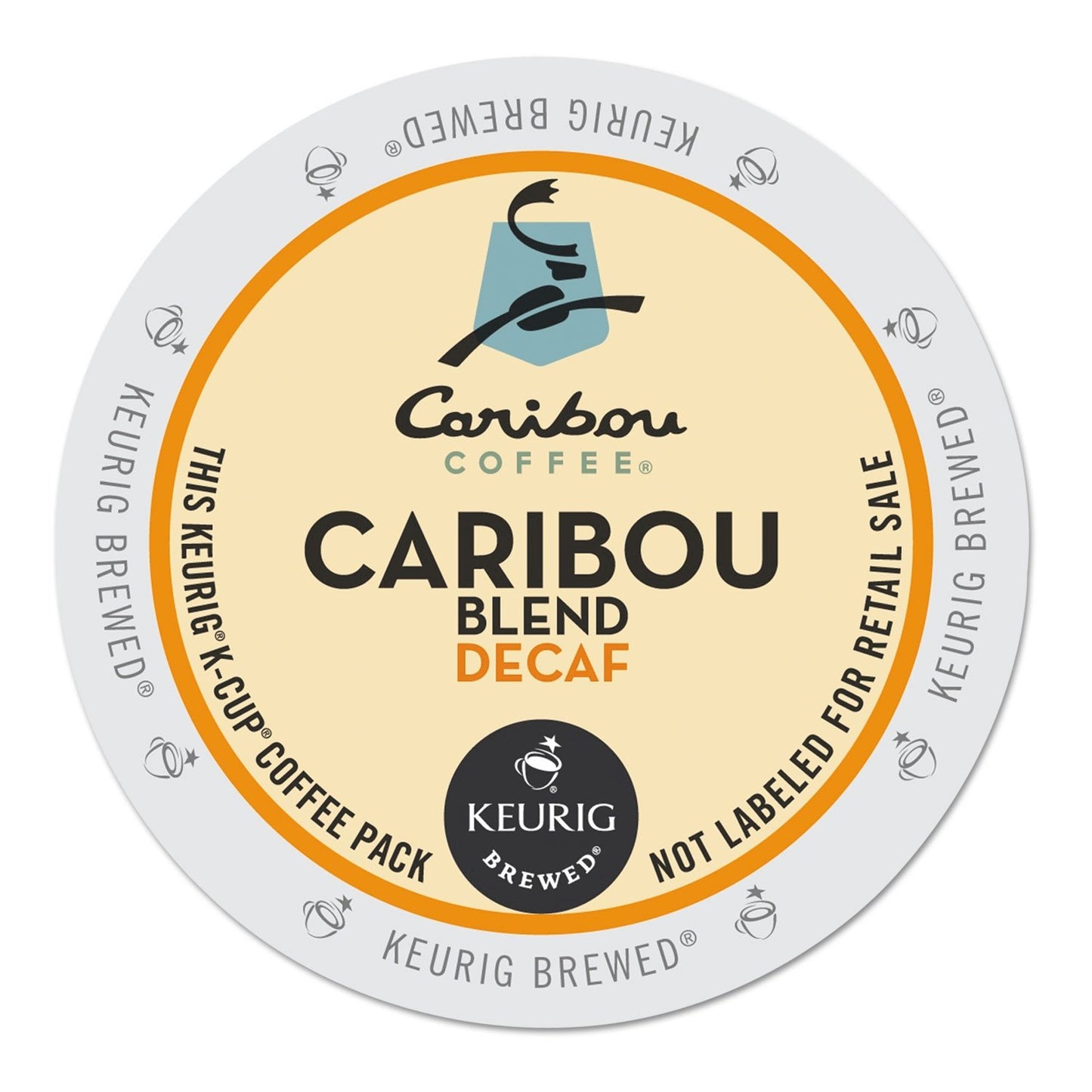Caribou Coffee Caribou Blend Decaf Keurig Single-Serve K-Cup Pods, Medium Roast Coffee, 96 Count (4 Packs Of 24)