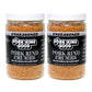 Pork King Good - Pork Rind Breadcrumbs - 2 Pack! Keto Friendly, Paleo, Gluten-Free, Sugar Free, Zero Carb Panko Substitute (Two 12 Oz Jars) (Unseasoned, 2 Pack)