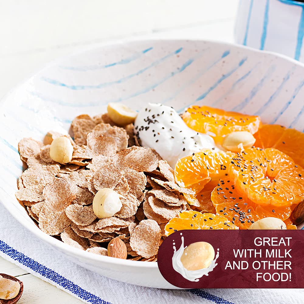 We Got Nuts Raw Macadamia Nuts - Shelled & Unsalted - 4 lbs - Kosher Gourmet Snack Pack