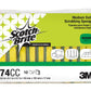 3M Scotch-Brite Medium Duty Scrubbing Sponge 74, 6.1 In X 3.6 In X 0.7 In, 20/Case