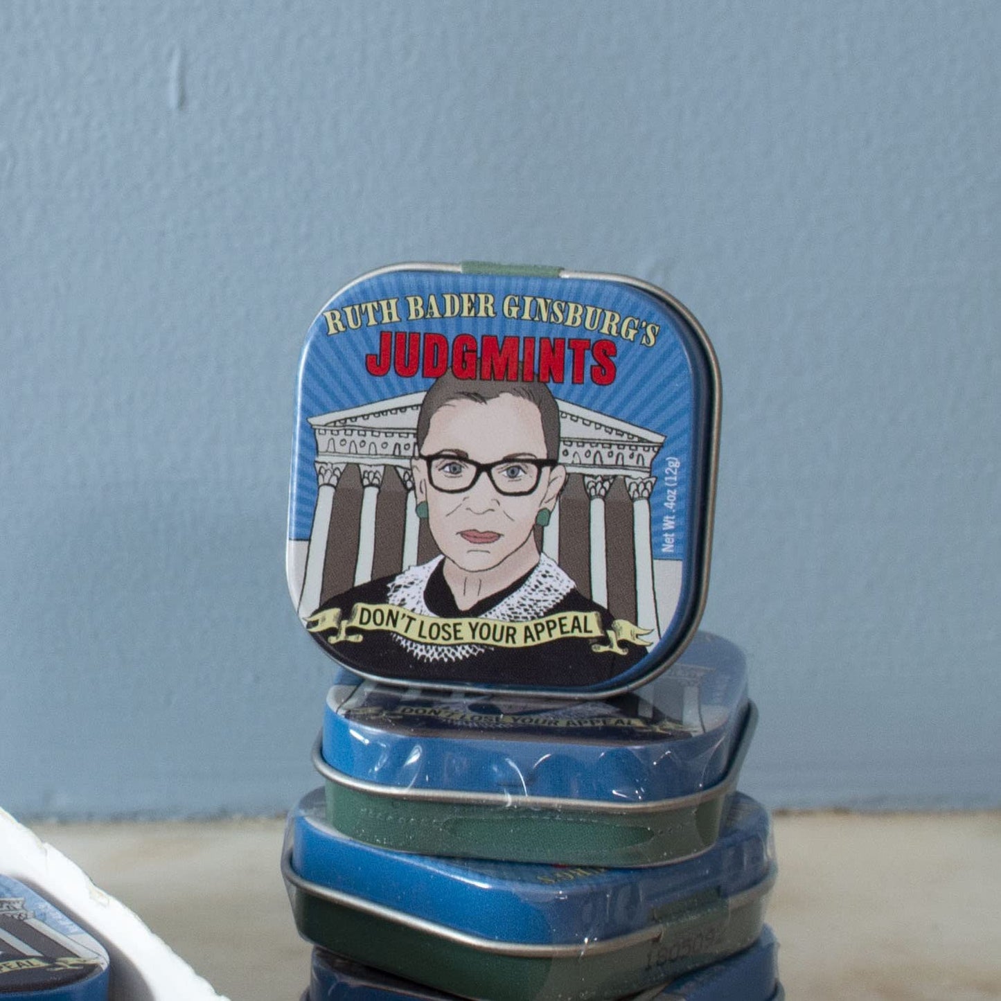The Unemployed Philosophers Guild Ruth Bader Ginsburg'S Judgmints Rbg Breath Mints - 1 Tin, Net Wt .4Oz (12G)