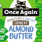 Once Again Organic Crunchy Almond Butter, 12Oz - Roasted - Salt Free, Unsweetened - Usda Organic, Gluten Free Certified, Peanut