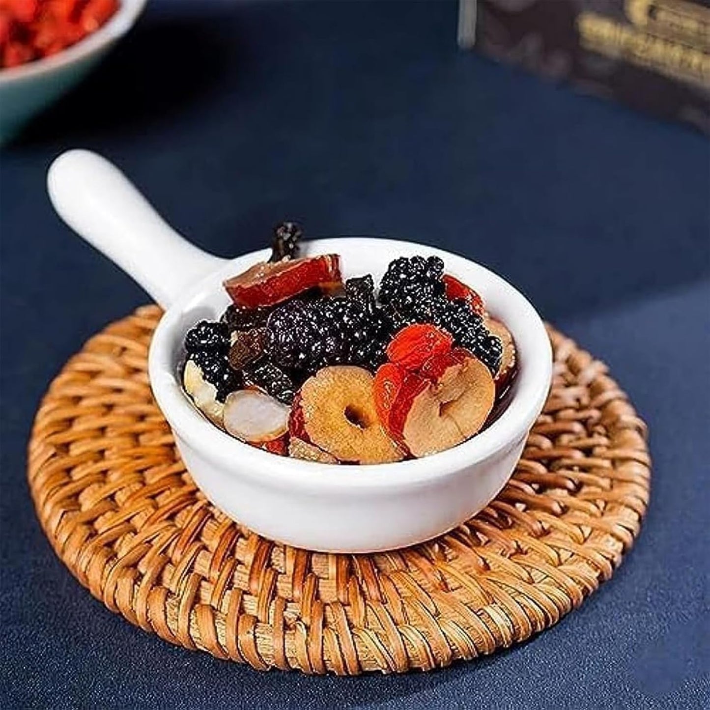 Ginseng Five Treasures Tea Kidney Tea - Kidney Cleanse Ginseng Six Treasures Teas  6 Precious Ingredients Red Date Wolfberry Mulberry Natural Organic Detox Teabag for Women & Men (1 Bag(20 Teabag))