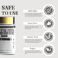 LOCDO Edible Glitter Luster Dust - 100% Food Grade, Vegan, Allergen-Free, Large 15G, Pearl White