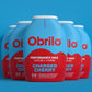 Obrilo Performance Energy Dye Free Water Enhancer, L-Theanine, Taurine, Vitamin Complex, 2 Fl Oz (Pack of 5), Cherry Charge
