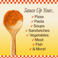 Sauz Creamy Calabrian spirit-inspired flavor Sauce, Gluten-Free, Non-GMO, 25 Oz Jar (4-Pack)