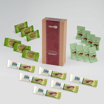 20 Count | Mini Dubai Chocolate & Candy - 6 Mini Dubai Bar 27 G And 8 Dubai Candy 13 G - 6 Dubai Pistachio Ball - Amazing Gift Box
