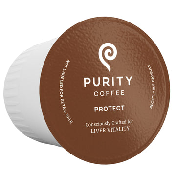 Purity Coffee Protect Highest Antioxidant Light-Medium Roast - Usda Certified Organic Specialty Grade Arabica Single-Serve Coffe
