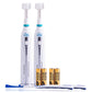 Triple Bristle Go  Portable Aa Battery Sonic Toothbrush For Travel  Three Powerful Modes  Soft Nylon Bristles-Also For Autistic
