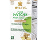 Hyleys Matcha Tea Bags With Ginger - 25 Tea Bags (Japanese Pure Matcha Wellness Green Tea)