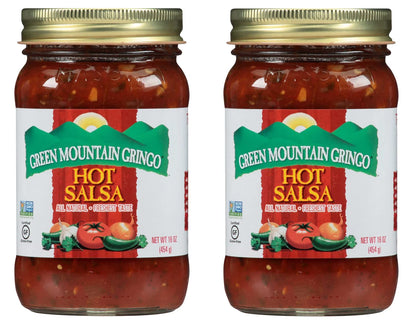 Green Mountain Gringo Salsa Hot -- 16 oz - 2 pc
