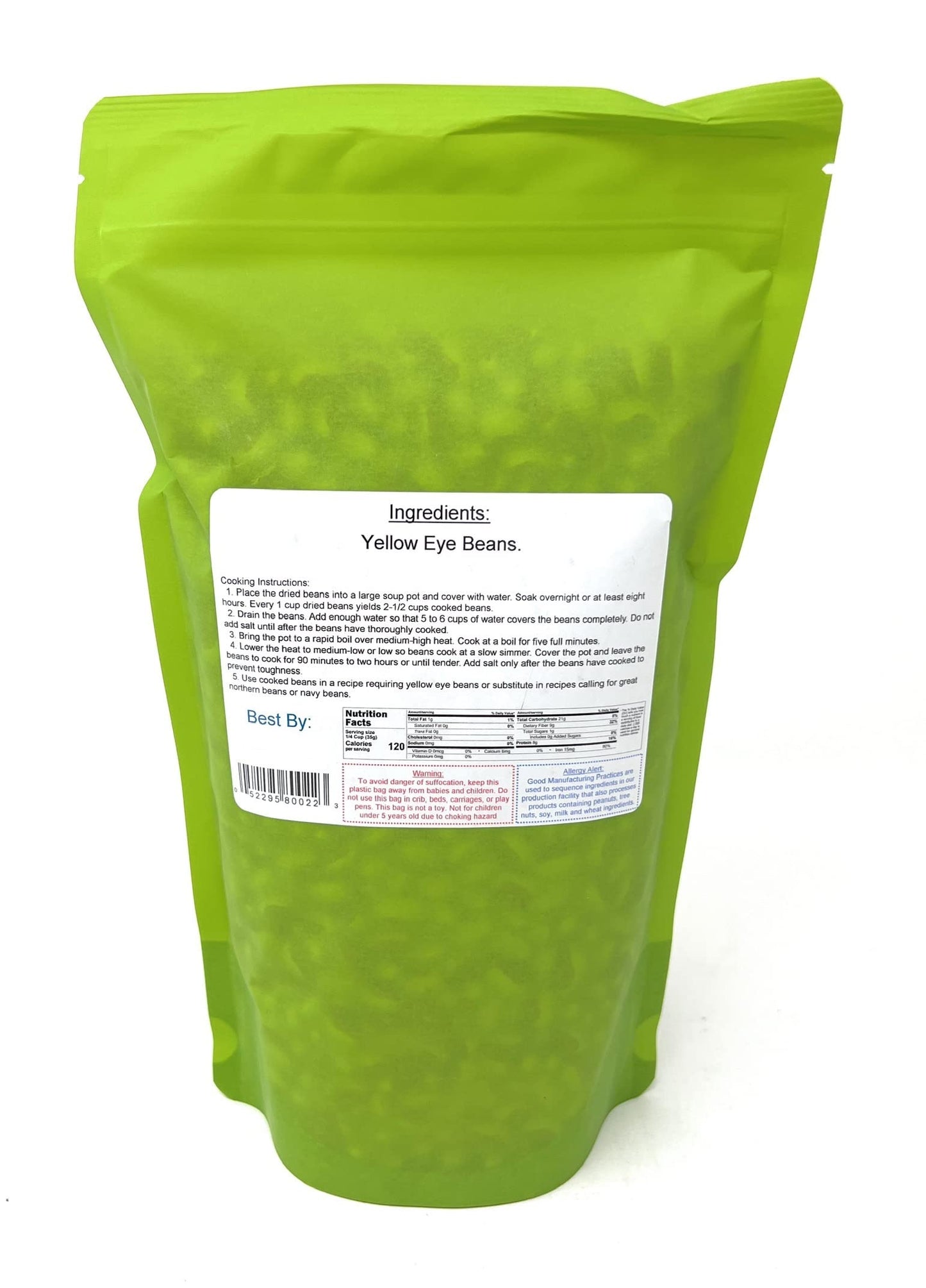 YANKEETRADERS Eye Beans, Yellow, 2 Pound
