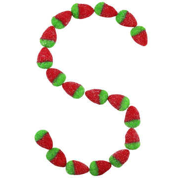 Smarty Stop Sour Whole Strawberry Shapped Gummy Candy (2.2 Pound)