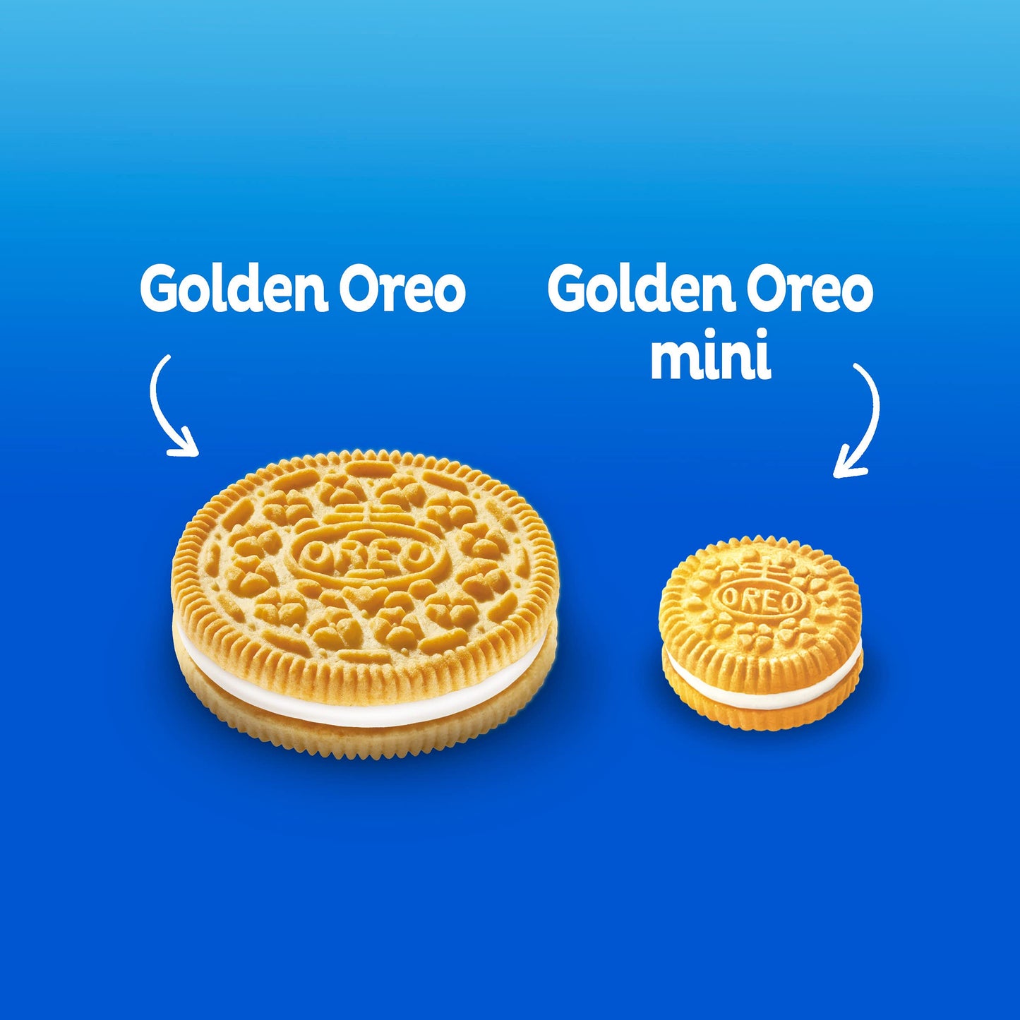 Oreo Mini Golden Sandwich Cookies, Big Bag, 3 Oz