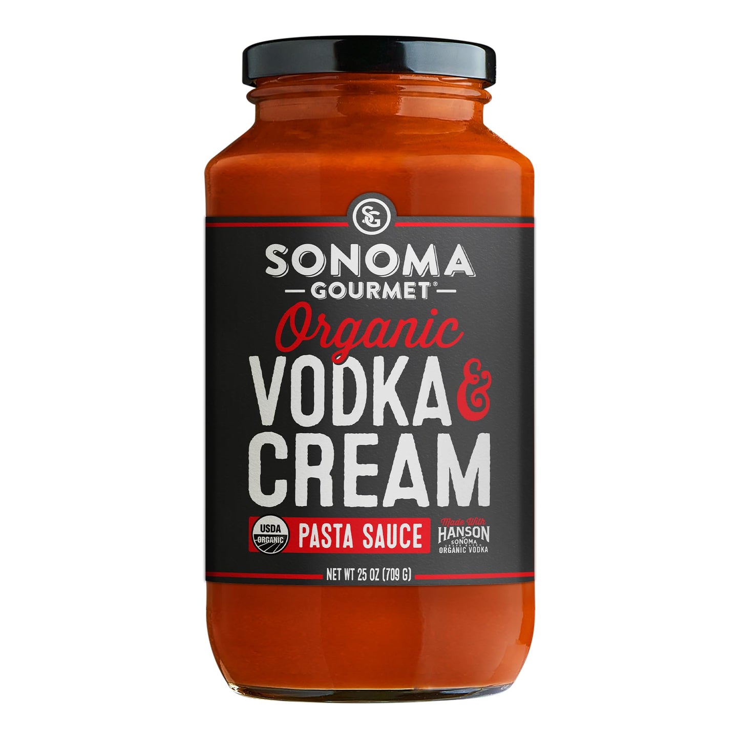 Sonoma Gourmet Pasta Sauce Variety Pack – Non-GMO, No Sugar Added – 6 Flavors – 25oz Jars