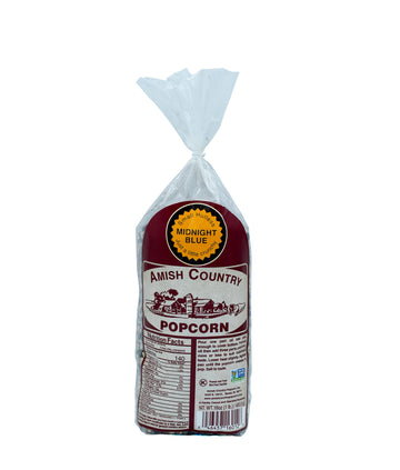 Amish Country Popcorn | 1 Lb Midnight Blue Kernels | Old Fashioned, Non-Gmo And Gluten Free (1Lb Bag)