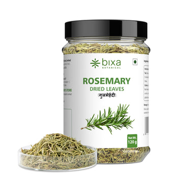 Bixa Botanical Rosemary Leaves (100 Gm + 20 Gm Extra) | Top Grade Leaves From Egypt | For Seasoning, Hair | Supports Hair Growth