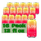 Bubly Strawberry Sunset Flavored Sparkling Water 12 fl oz Aluminum Can 16 Pack