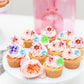 Keaziu 40 Pack Edible Flower Cupcake Toppers Edible Wafar Paper Spring Bridal Engagement Baby Shower Birthday Party Drink Topper
