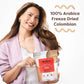 Waka Instant Coffee, Decaffeinated Medium Roast - 100% Arabica Colombian Beans, Freeze Dried Granules, No Sugar Or Additives - B