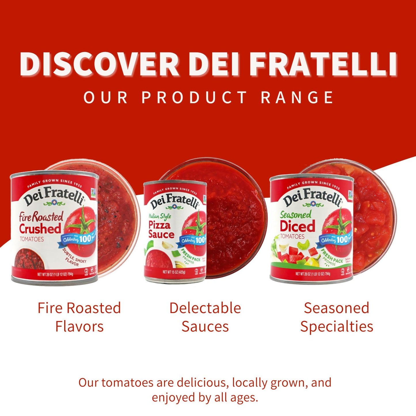 Dei Fratelli Tomato Juice, Vine Ripened Not From Concentrate, 46Oz (6 Pack)
