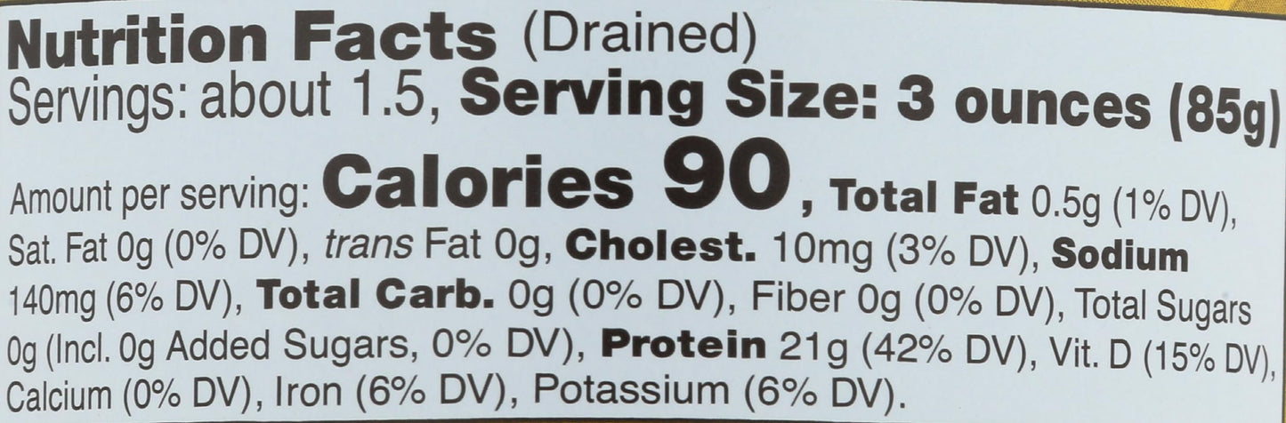SUSTAINABLE SEAS Chunk Light Tuna In Water, 5 OZ
