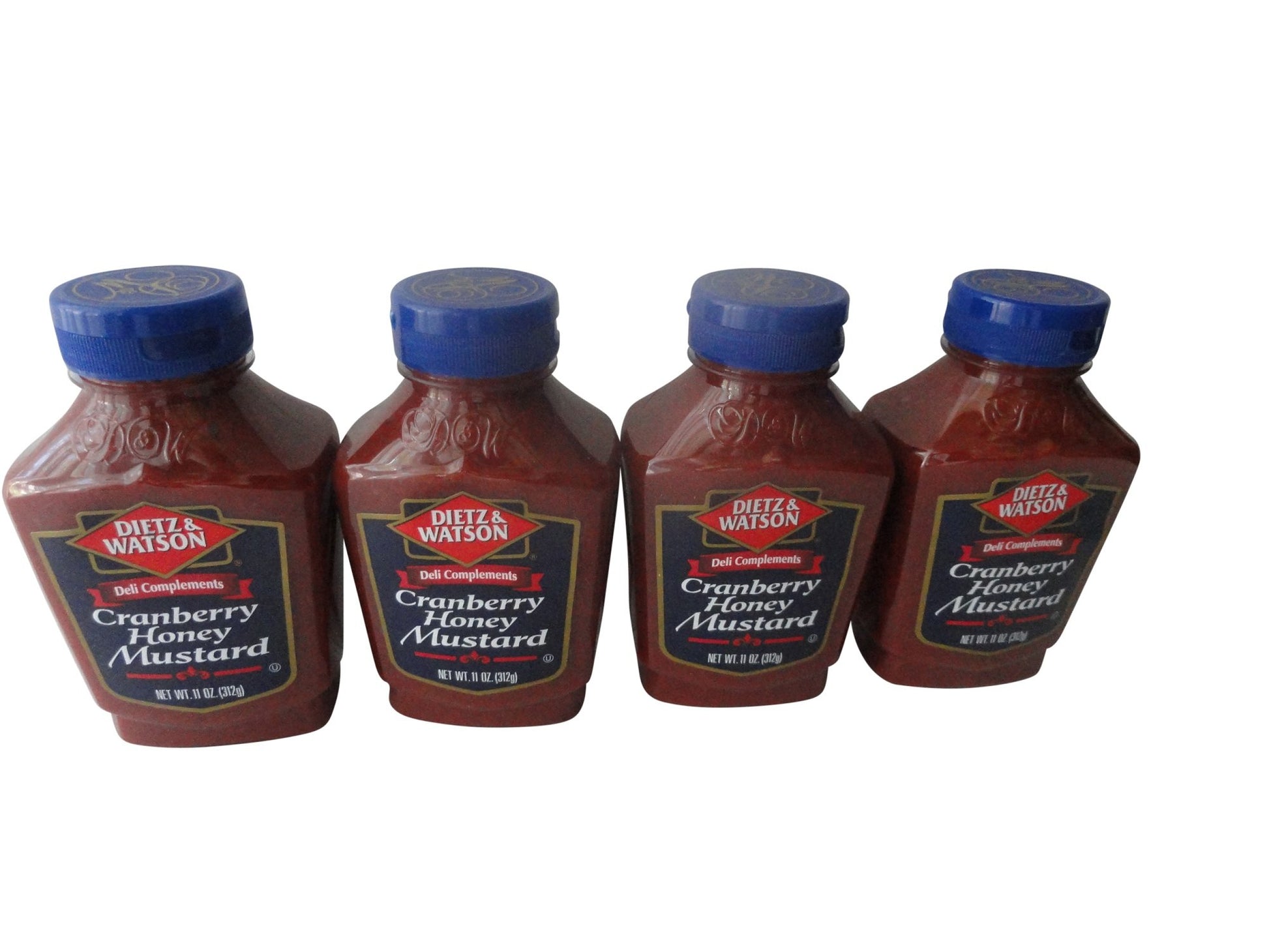 Dietz & Watson Deli Complements Cranberry Honey Mustard (4 Bottles)