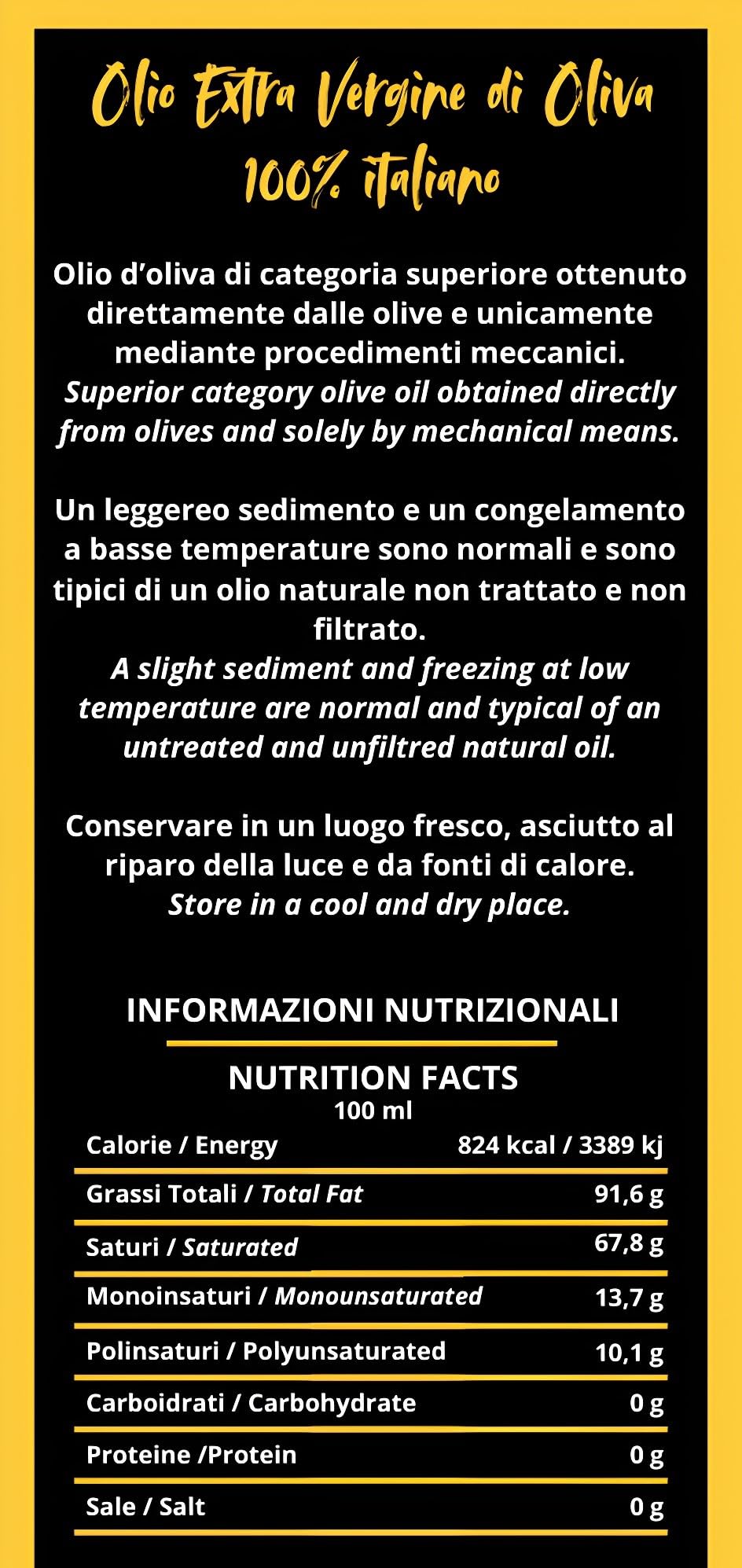 LOlio dei Papi 100% Italian Extra Virgin Olive Oil 750ml - Cold Extracted, Award-Winning, Fast DHL Shipping