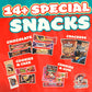 International Snack Box, 14+ Unique Treats, Snacks From Around the World, Universal Yums for Office, Family, Gifts And Parties,