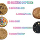Yaya'S Cookies - Bakery Fresh Gourmet Cookie Boxes - Assorted 12 Count (2 Lbs) - Chocolate Chip, Peanut Butter, Funfetti, Double