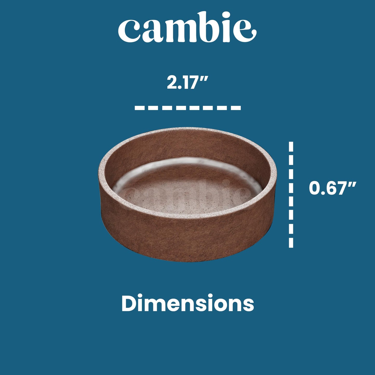 Cambie Round Chocolate Medium Tart Shells, 2.17 in Diameter, French Style Cocoa Tarts with Dark Chocolate Coating (Pack of 40)