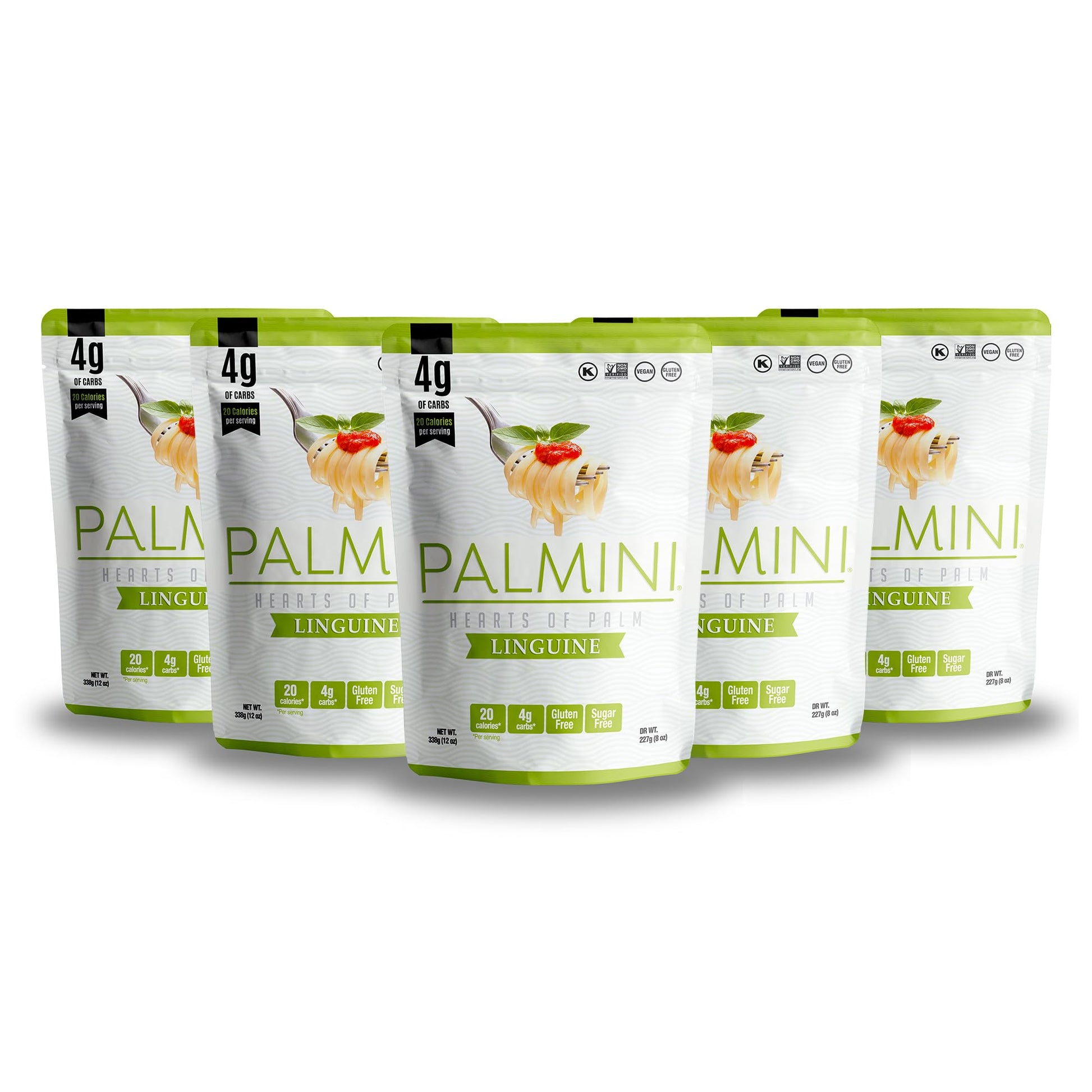 Palmini Linguine Pasta | Low-Carb, Gluten Free, Vegan | 12 Ounce (Pack of 6) | Model: QUI014BK