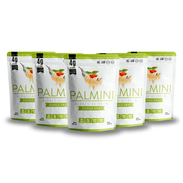 Palmini Linguine Pasta | Low-Carb, Gluten Free, Vegan | 12 Ounce (Pack of 6) | Model: QUI014BK